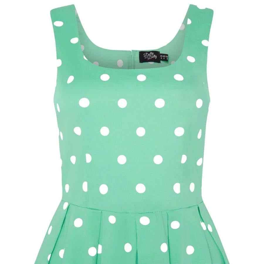 Robe Pin-up “Amanda Mint Polka” – Image 2